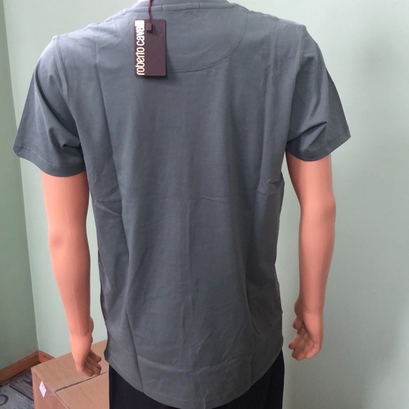 Roberto Cavalli – Snake Graphic Crew Neck T-Shirt - Picture 4 of 7